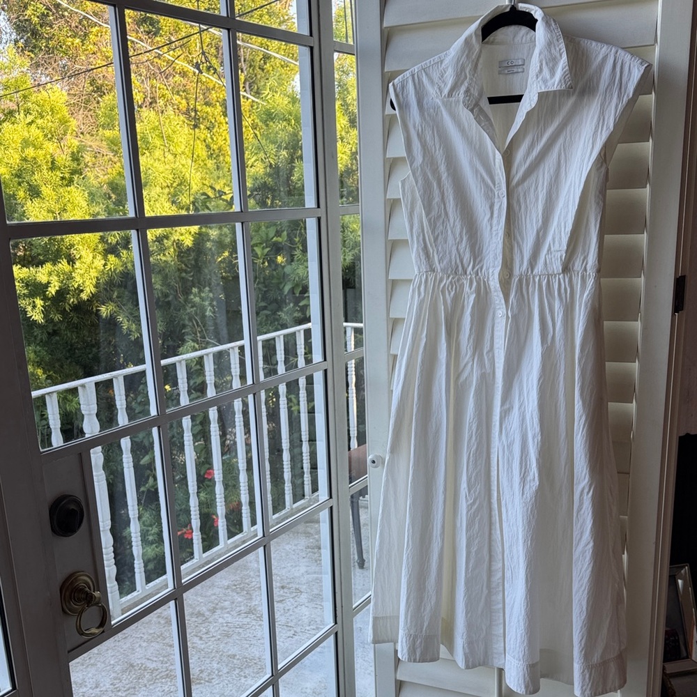 CO White Midi Dress